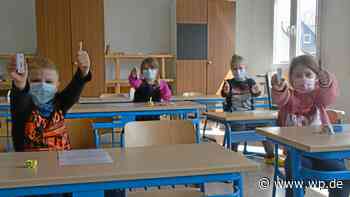 Grundschule Netphen: Kinder meistern Corona-Tests wie Profis - Westfalenpost