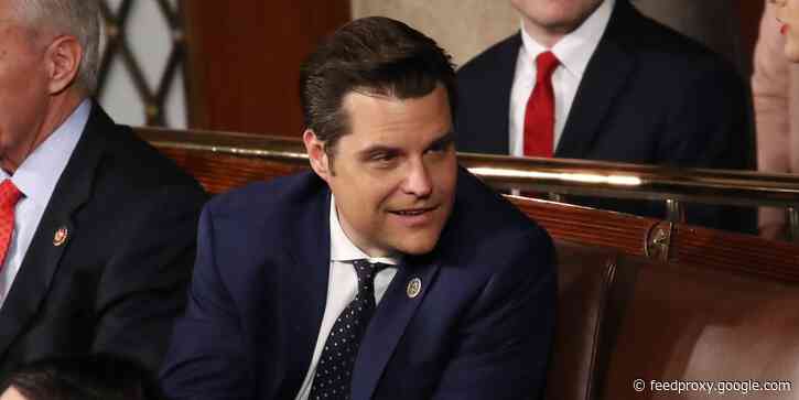 The DOJ is reportedly investigating if Matt Gaetz was illegally influenced to push pro-cannabis legislation