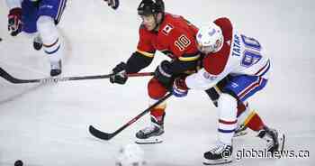 Calgary Flames win 4-2 in battle against Montreal Canadiens
