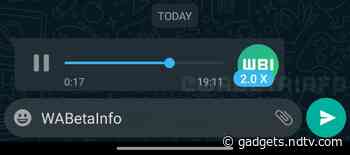 WhatsApp Voice Messages Playback Speed Feature Reportedly Tested in Public Beta, May Be Close to Rollout