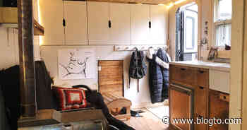 Toronto couple converted a cube van into a tiny home and now live rent-free - blogTO