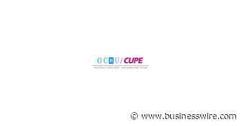 Struggling With Bed, Staff Shortages Now, Stability of Toronto Hospitals Threatened by PC Under-Funding Scheme for Next Decade: CUPE Report Released Monday Shows - Business Wire