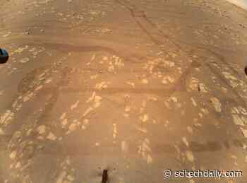 NASA Releases First Aerial Color Image of Mars Captured by the Ingenuity Helicopter