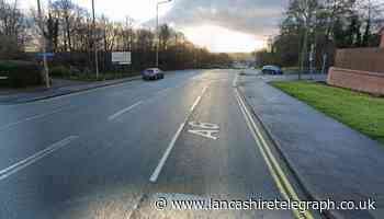 Police van crashes with car in Preston