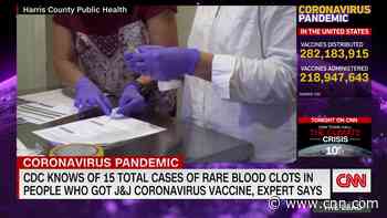 Pediatric expert tells CNN he is hopeful that teens can get vaccinated next month