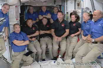 SpaceX Crew Dragon docks with the ISS to drop off astronauts