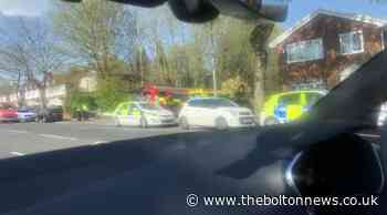 Emergency services rush to Crompton Way with police tent set up