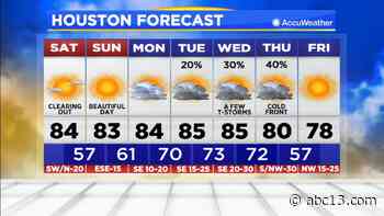 Houston Weather: Storms have cleared, leaving us with patchy fog and a wonderful weekend on the way - KTRK-TV