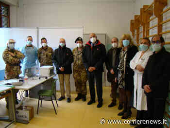 Punto vaccinazioni "Don Dino Mancini" di Fermo, il supporto del corpo militare del Sovrano Ordine di Malta - CorriereNews