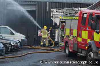 Huge plumes of smoke seen across Blackburn