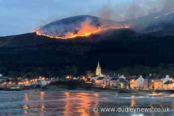 Firefighters battle huge gorse blaze in Mourne Mountains - Dudley News