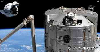 SpaceX, NASA Crew-2 astronauts dock with space station, climb aboard     - CNET