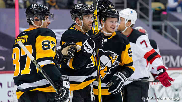 Crosby Scores 20th Goal As Penguins Beat Devils In Third Straight Game
