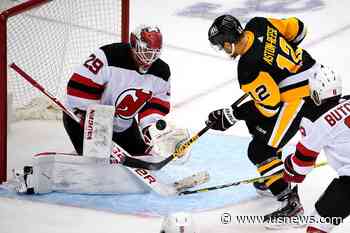 Crosby, Rust Score as Penguins Defeat Devils 4-2