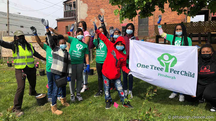 Children Gather In Homewood To Plant Dozens Of Trees In Honor Of Earth Week