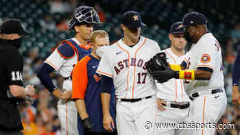 Astros' Jake Odorizzi exits Saturday's start vs. Angels with forearm tightness