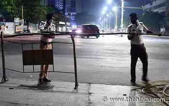 Coronavirus | Chennai City Police intensify security for complete lockdown - The Hindu