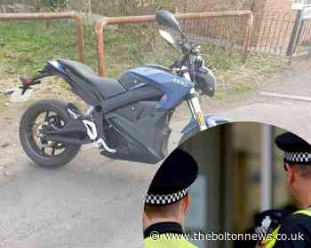 Motorbike returned to owner after police search through Bolton - The Bolton News