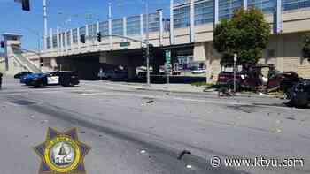 San Bruno police arrest man for hit and run using stolen pickup truck - KTVU San Francisco