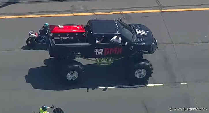 DMX's Casket Rides on Monster Truck En Route to Memorial Service - Watch Video
