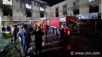 At least 82 killed in massive Baghdad hospital fire after oxygen tanks exploded