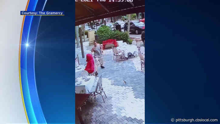 SEE IT: Video Captures Man Stealing Pricey Jumbo Teddy Bear Outside Florida Restaurant