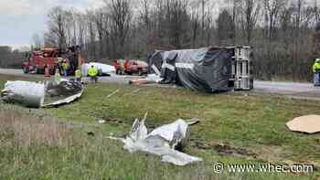 Traffic Alert: Tractor-trailer crash on I-86E in Steuben County