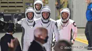 SpaceX launches 3rd crew with recycled rocket and capsule