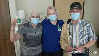 Sask. nurse feels 'very proud' and 'very privileged' to give parents their COVID-19 vaccines