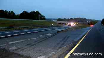 6 dead after passenger van crashes, bursts into flames