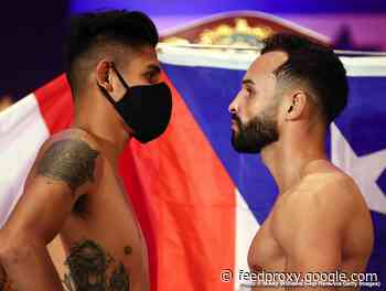 Navarrete vs. Diaz and Berlanga vs. Nicholson – weigh-in results