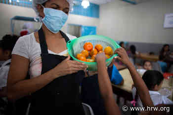 World Food Program Set to Help Venezuelan Children - Human Rights Watch