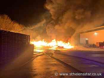 Fire rages through night at industrial estate in Ashton-in-Makerfield - St Helens Star