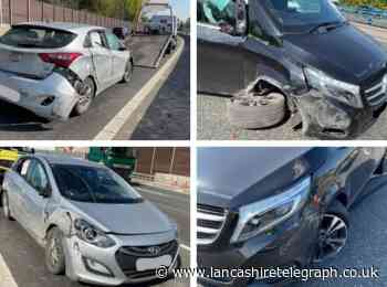 Man arrested on drink drive rap after crashing car with wife and 6-year-old son inside