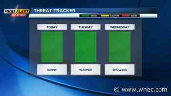 First Alert Weather: Cool Monday, but tracking a big Tuesday warm-up