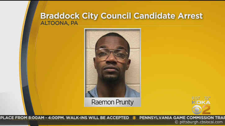 Braddock Council Candidate Raemon Prunty Arrested In Altoona Drug Bust