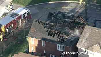 Neighbour with ladder rescues two children from burning home in Newmarket, Ont.
