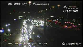 Houston traffic: US-290 Northwest Freeway closed due to 5-car crash at Bingle Road - KTRK-TV