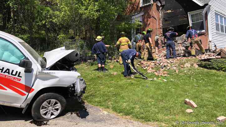 2 Injured After U-Haul Crashes Into Shaler Home