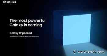 How to watch Samsung's April Unpacked 2021 event on Wednesday     - CNET