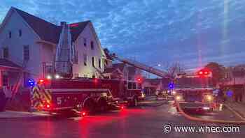 1 hospitalized after fire in Child Street home