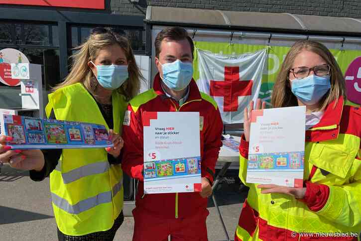 Rode Kruis trekt stickeractie op gang