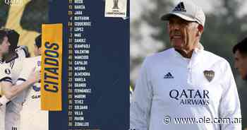 Los citados de Boca con bajas para recibir a Santos - Olé
