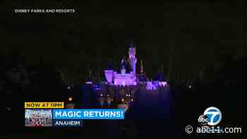 On verge of reopening, Disneyland reawakens Sleeping Beauty castle