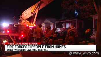 Fire displaces 11 people on W. Woodside Avenue