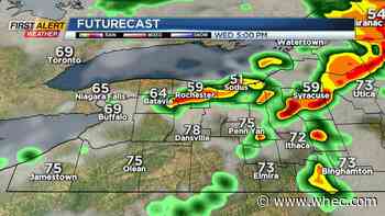 First Alert Weather: Yellow Alert for strong to severe thunder threat Wednesday