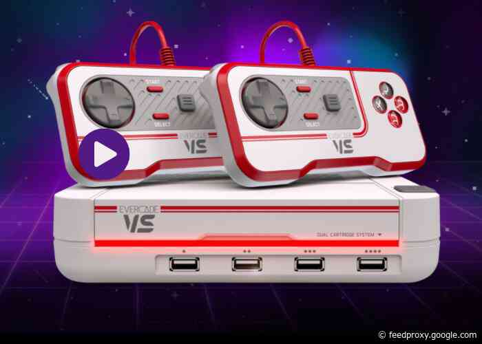 Evercade VS home retro games console now available to preorder for $100