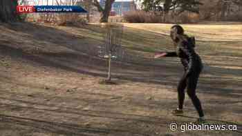 Getting active with a round of disc golf