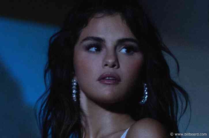 Selena Gomez Lounges on a Luxurious Velvet Couch for New Puma Shoot
