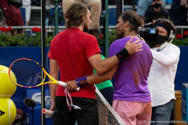 'I was two centimeters from beating Rafael Nadal,' says Stefanos Tsitsipas